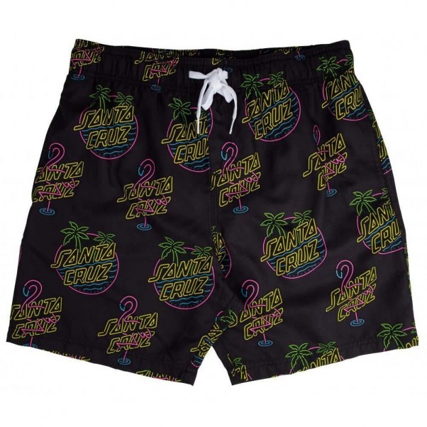 Santa Cruz Shorts Glow Swimshort Black