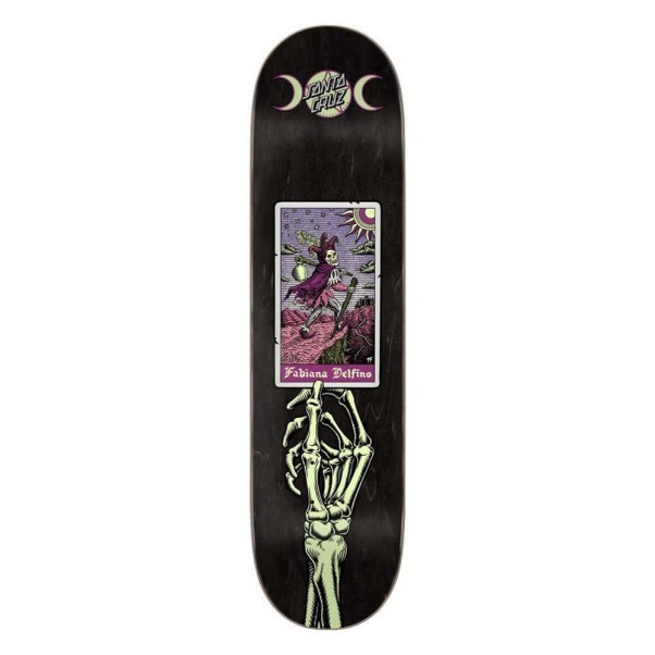 Santa Cruz Pro Skateboard Deck Delfino Tarot Pro Multi