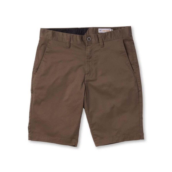 Volcom Frickin Modern Strech Short Mushroom Brown