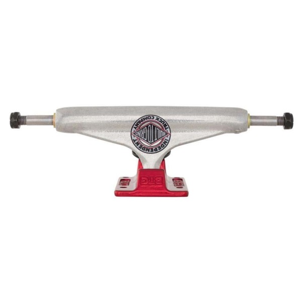 Indy Stage 11 Skateboard Trucks Hollow Forged BTG Standard Silver/Ano Red